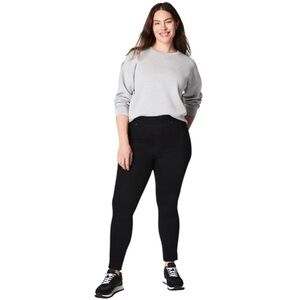 Spanx Original EveryWear Pull On Ankle Skinny Jeans Size XL Black Casual Neutral